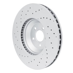 Mercedes-Benz E53 AMG Brake Rotor (1) - Front - R1 Concepts - Geospec Drilled - `22-`25